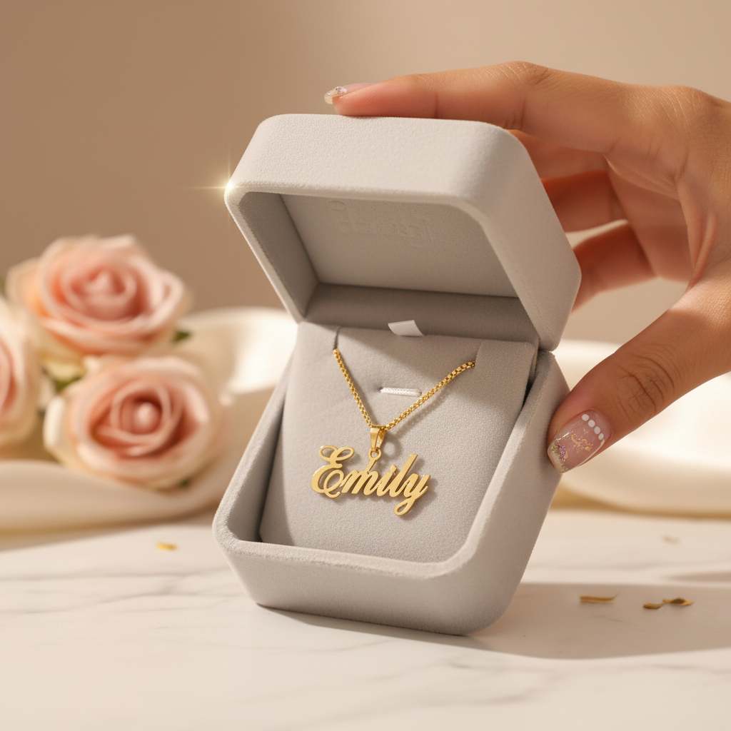 Custom Script Name Necklace