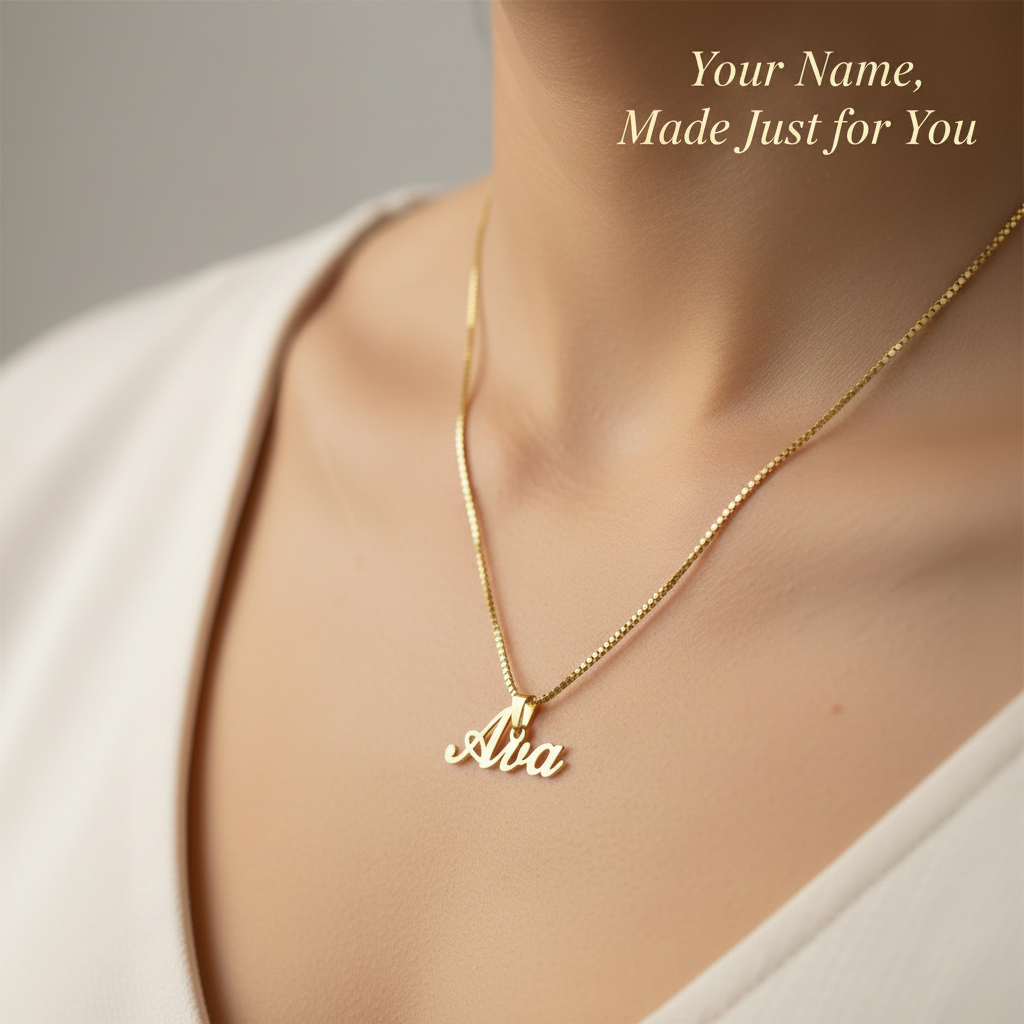 Custom Script Name Necklace